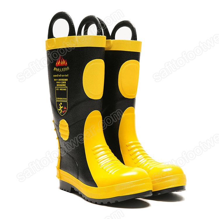 Rubber Firefighter Safety Boots Rubber Firefighter Safety Boots
