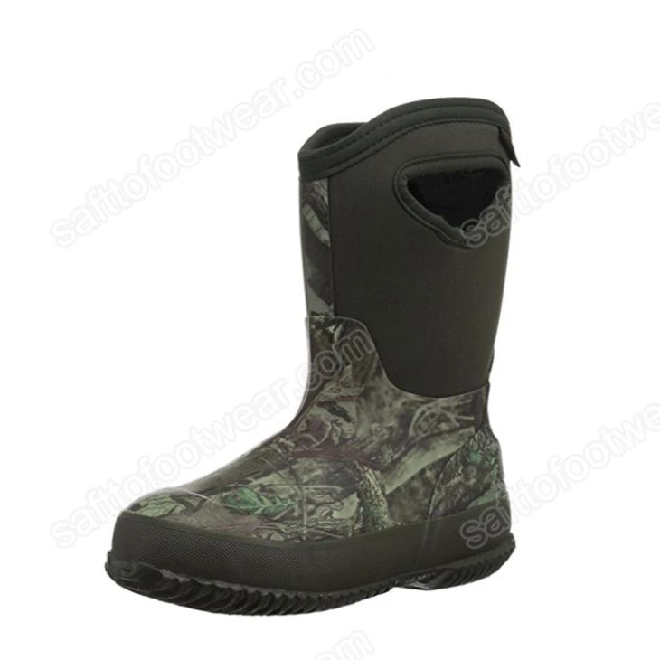 Kids Anti Skid Warm Rain Boots